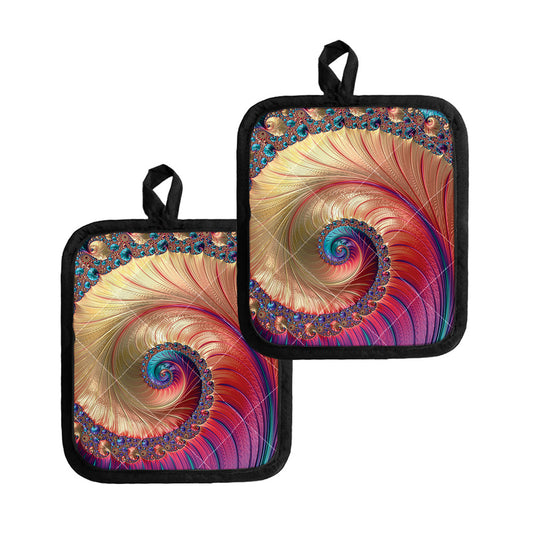 Infinite Fractal Print Pot Holders