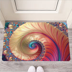 Infinite Fractal Print Rubber Doormat