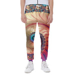 Infinite Fractal Print Scuba Joggers