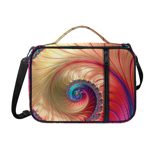 Infinite Fractal Print Shoulder Strap Bible Bag