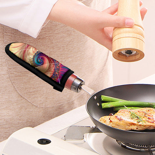 Infinite Fractal Print Skillet Handle Cover