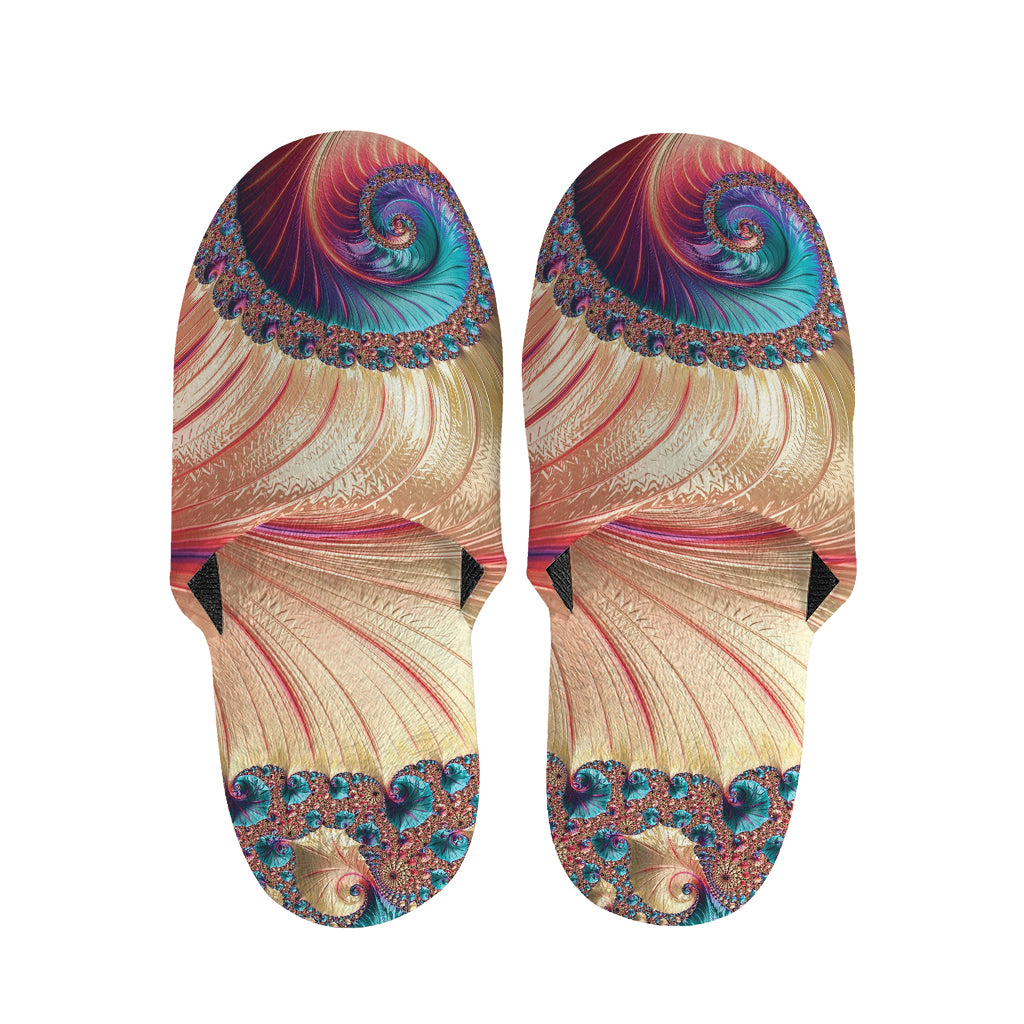 Infinite Fractal Print Slippers