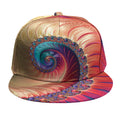 Infinite Fractal Print Snapback Cap