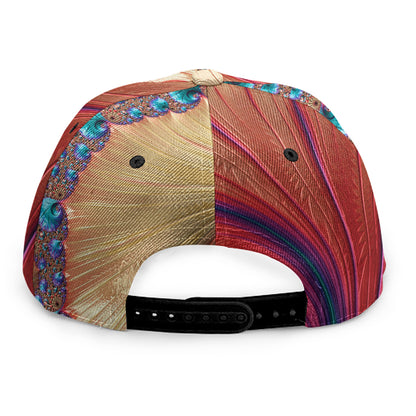 Infinite Fractal Print Snapback Cap