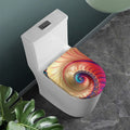 Infinite Fractal Print Toilet Lid Cover