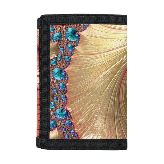 Infinite Fractal Print Trifold Wallet