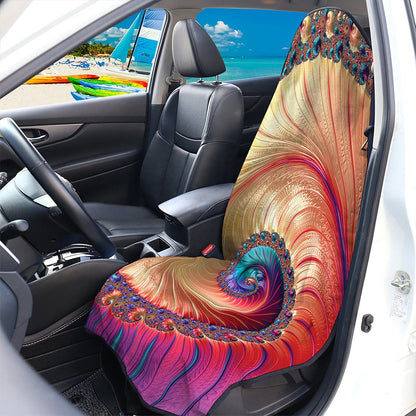 Infinite Fractal Print Waterproof Car Seat Cover