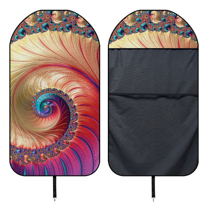 Infinite Fractal Print Waterproof Car Seat Cover
