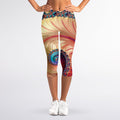 Infinite Fractal Print Women's Capri Leggings