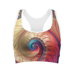 Infinite Fractal Print Women's Sports Bra