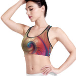 Infinite Fractal Print Women's Sports Bra