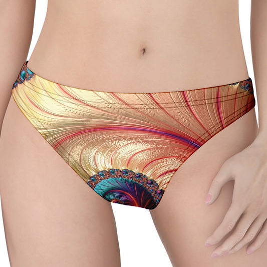 Infinite Fractal Print Women's Thong