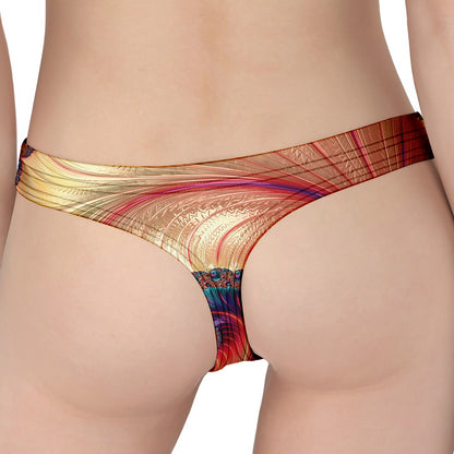 Infinite Fractal Print Women's Thong