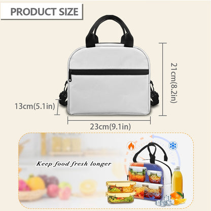 Western Tartan Pattern Print Insulated Lunch Bag