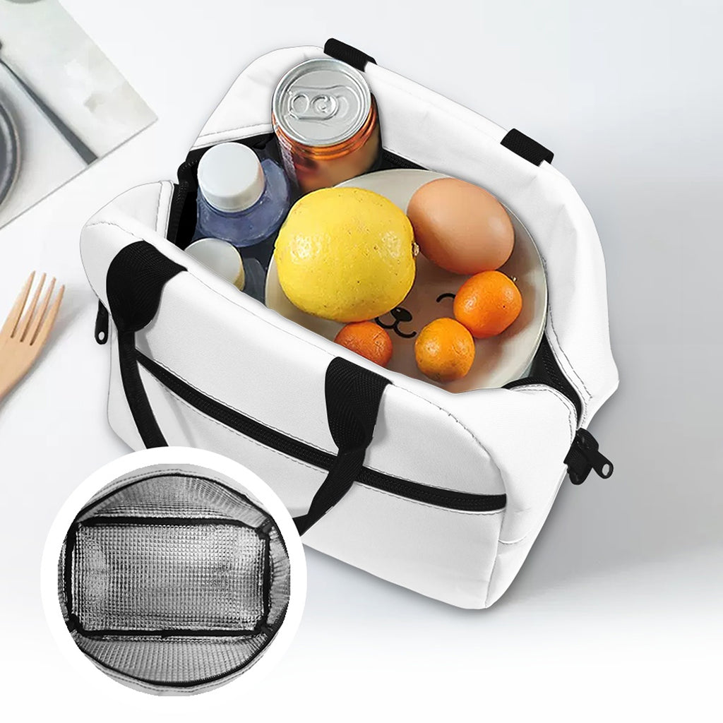 Floral Sparkle Print Insulated Lunch Bag