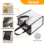 Bronze Snake Print Insulated Lunch Tote