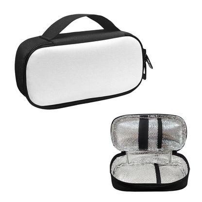 Black And Beige Orthodox Pattern Print Insulin Cooler Travel Case