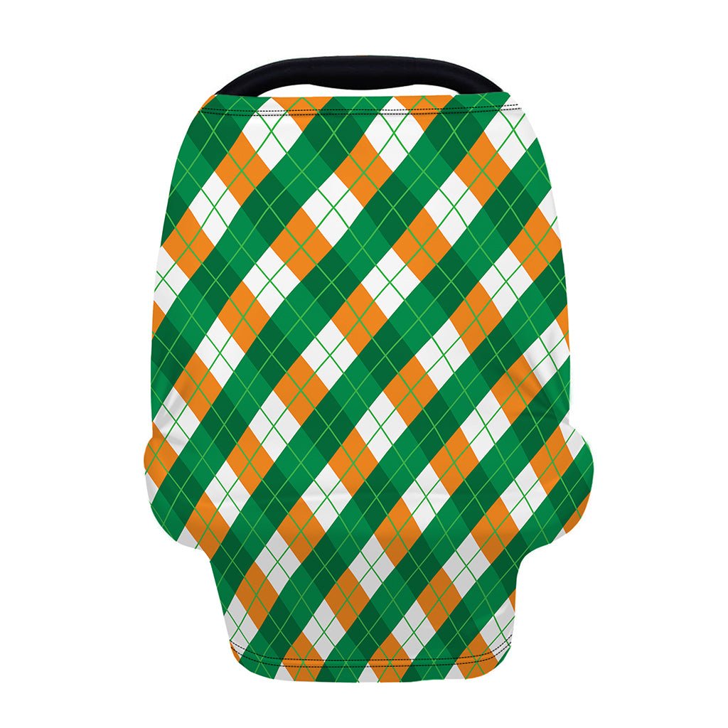 Irish Argyle Pattern Print Baby Seat Cover