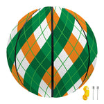 Irish Argyle Pattern Print Basketball