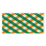 Irish Argyle Pattern Print Beach Towel