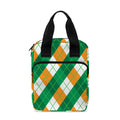 Irish Argyle Pattern Print Bible Tote Bag