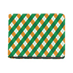 Irish Argyle Pattern Print Bifold Wallet