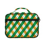 Irish Argyle Pattern Print Briefcase Bible Bag