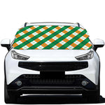 Irish Argyle Pattern Print Car Windshield Snow Cover
