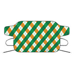 Irish Argyle Pattern Print Car Windshield Snow Cover