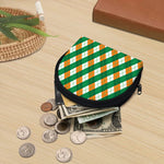 Irish Argyle Pattern Print Coin Purse
