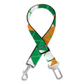 Irish Argyle Pattern Print Dog Seat Belt