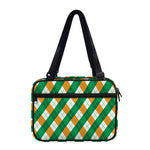 Irish Argyle Pattern Print Double Strap Bible Bag