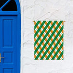 Irish Argyle Pattern Print Garden Flag