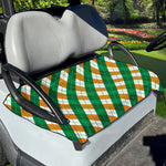 Irish Argyle Pattern Print Golf Cart Seat Cover