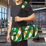 Irish Argyle Pattern Print Gym Bag
