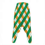 Irish Argyle Pattern Print Hammer Pants