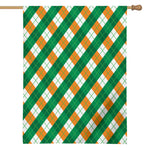 Irish Argyle Pattern Print House Flag