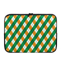 Irish Argyle Pattern Print Laptop Sleeve