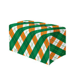 Irish Argyle Pattern Print Leather Tissue Box Cover