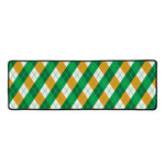 Irish Argyle Pattern Print Long Kitchen Mat