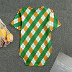 Irish Argyle Pattern Print Men's Bodysuit