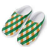 Irish Argyle Pattern Print Mesh Casual Shoes