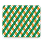 Irish Argyle Pattern Print Mouse Pad