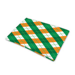 Irish Argyle Pattern Print Pet Cooling Mat Cover