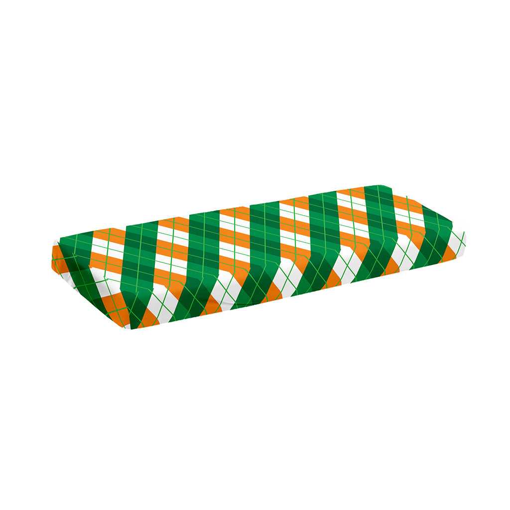 Irish Argyle Pattern Print Piano Keyboard Cover