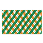 Irish Argyle Pattern Print Polyester Doormat