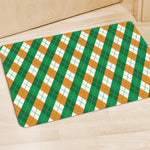 Irish Argyle Pattern Print Polyester Doormat