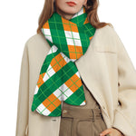 Irish Argyle Pattern Print Scarf