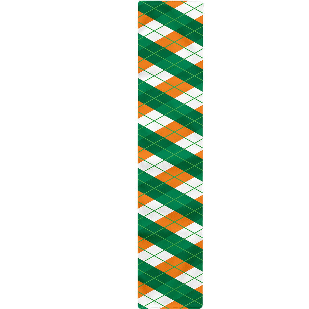 Irish Argyle Pattern Print Table Runner