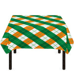 Irish Argyle Pattern Print Tablecloth